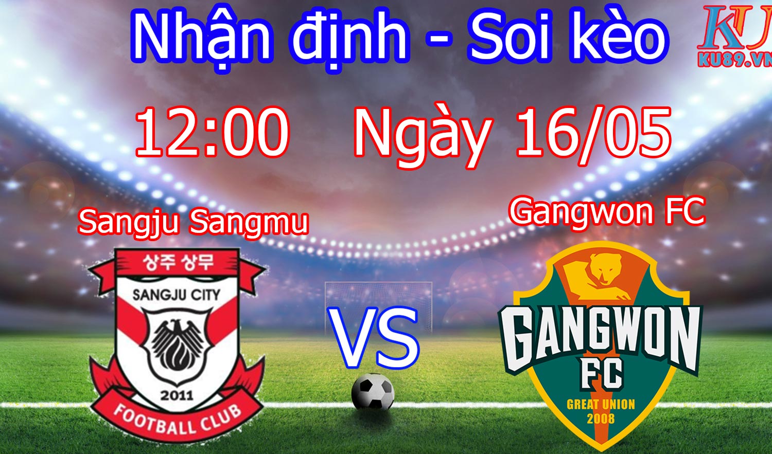 bong da Sangju Sangmu – Gangwon FC