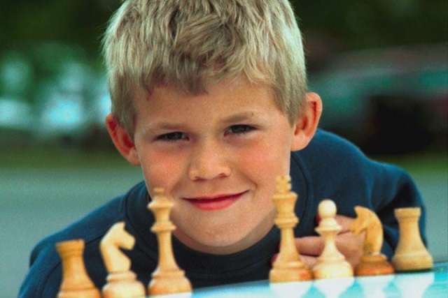 Magnus Carlsen hồi nhỏ