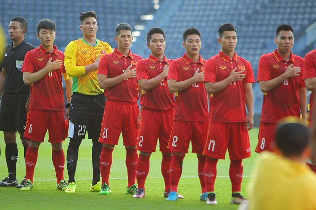 Hình ảnh các cầu thủ Việt Nam tại Asiad 2018