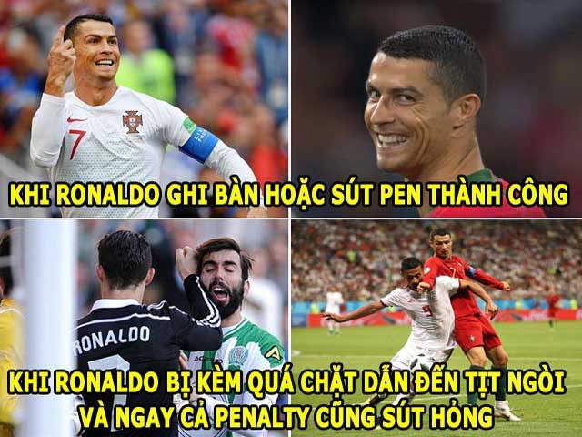 Ronaldo luôn bị đối thủ kèm cặp chặt chẽ 