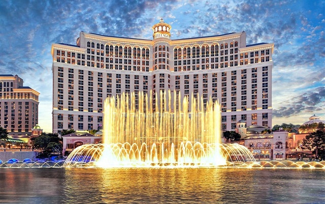 Sòng bạc Bellagio nằm ở Las Vegas, Hoa Kỳ