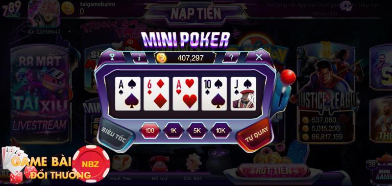 Câu lạc bộ Spin Mini Poker 789